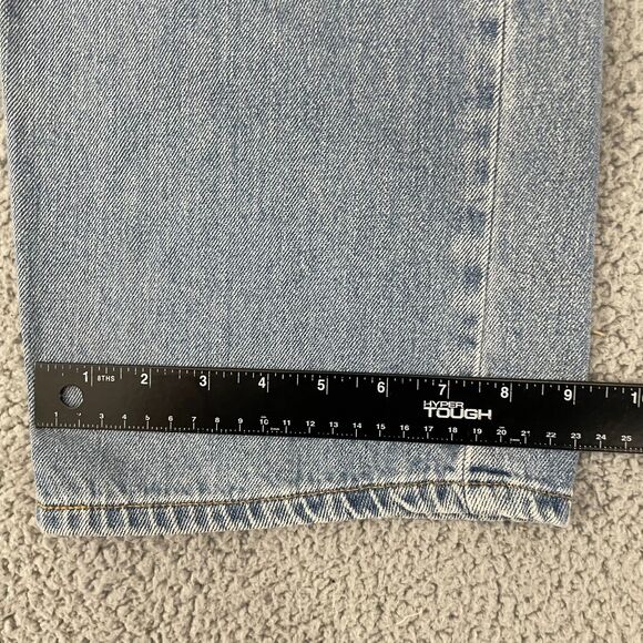 Vintage Levi's 577 Jeans Women 12 Light Wash Loose Fit Light Wash Denim Y2K - Picture 10 of 11
